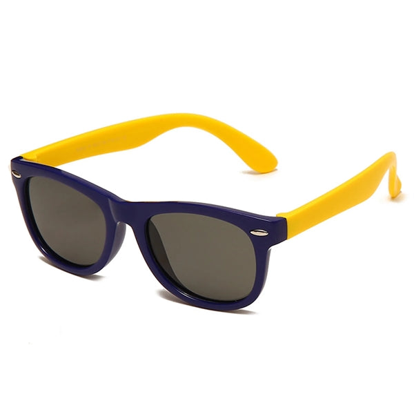 Two Color Child Square Frame Sunglasses
