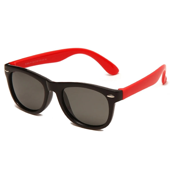 Two Color Child Square Frame Sunglasses
