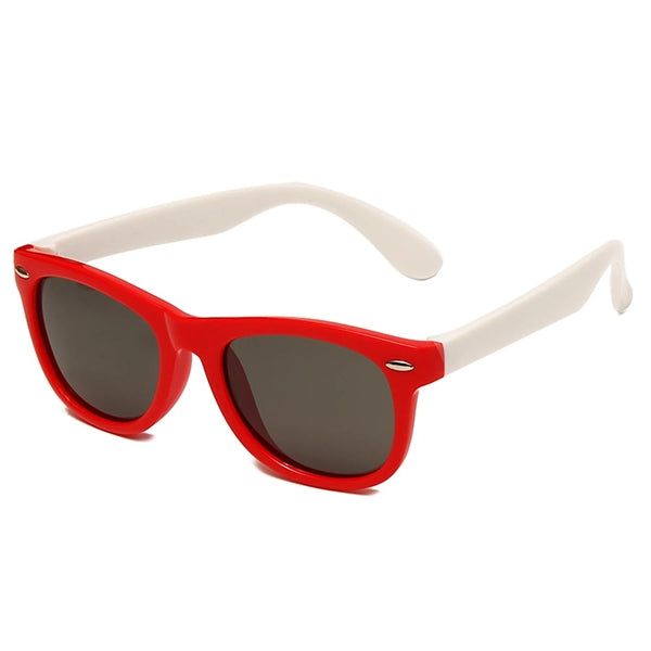 Two Color Child Square Frame Sunglasses