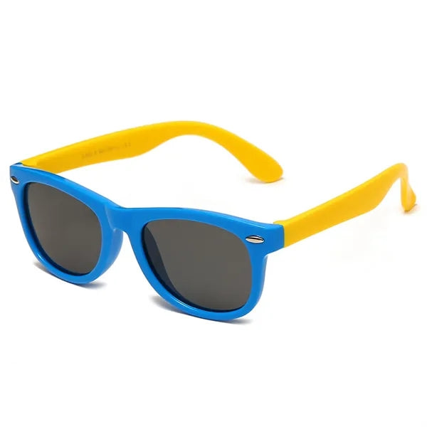 Two Color Child Square Frame Sunglasses