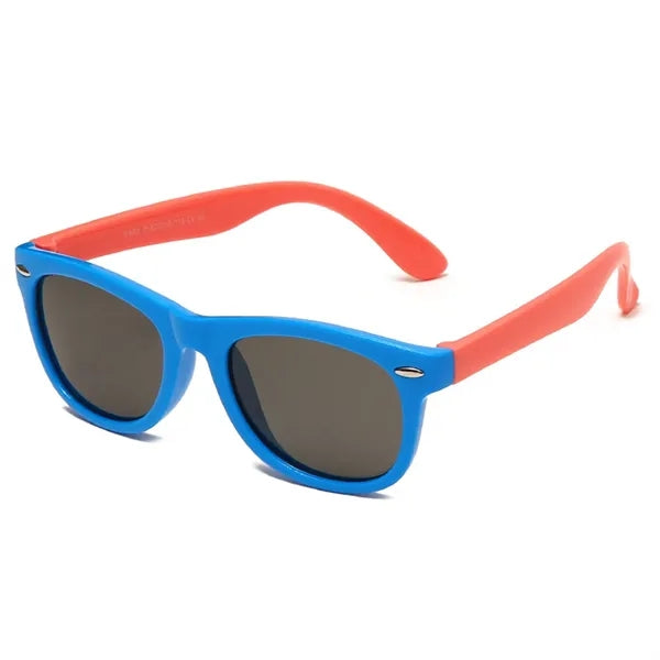 Two Color Child Square Frame Sunglasses