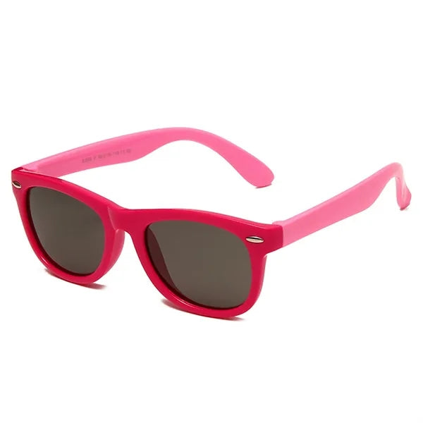 Two Color Child Square Frame Sunglasses