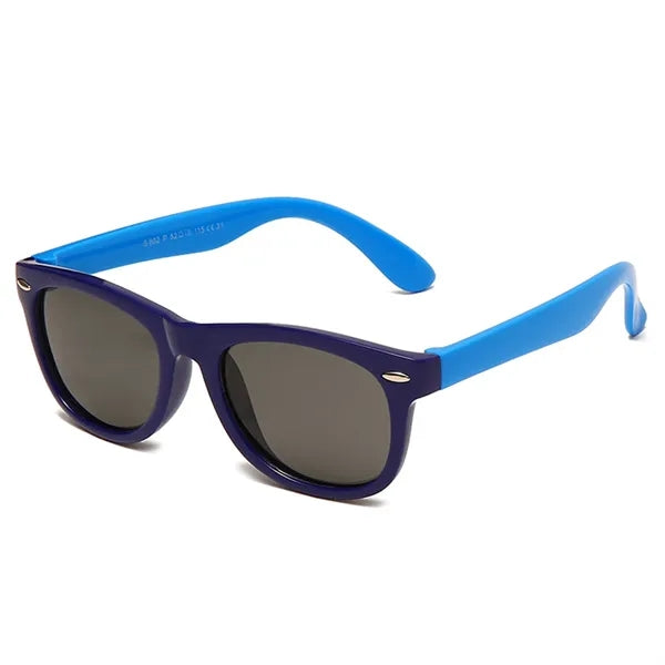 Two Color Child Square Frame Sunglasses