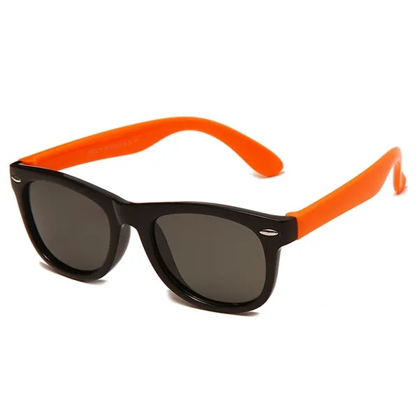 Two Color Child Square Frame Sunglasses