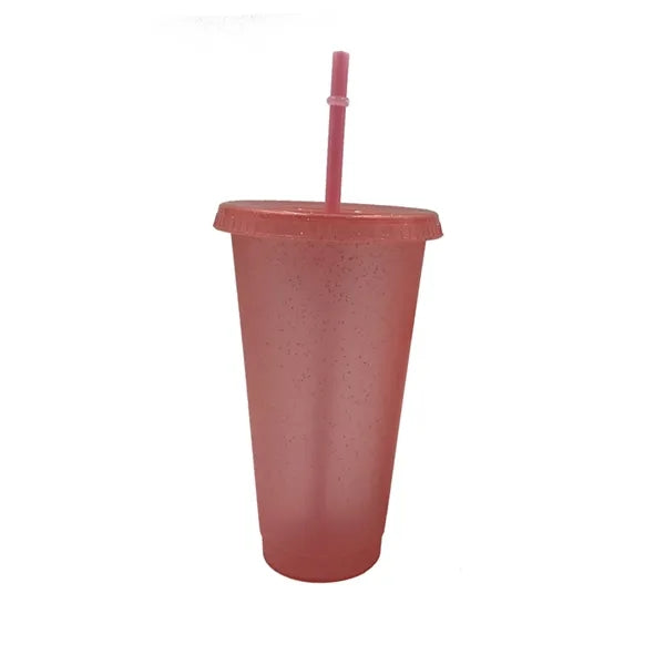 25OZ Plastic Sports Cup With Straw