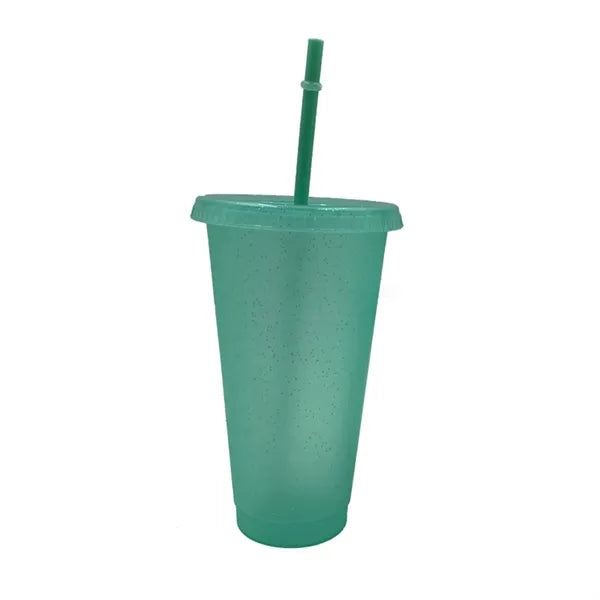 25OZ Plastic Sports Cup With Straw