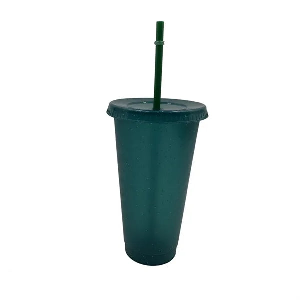 25OZ Plastic Sports Cup With Straw