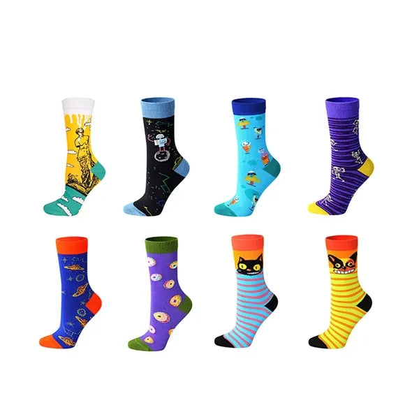 Cotton Knit Crew Socks