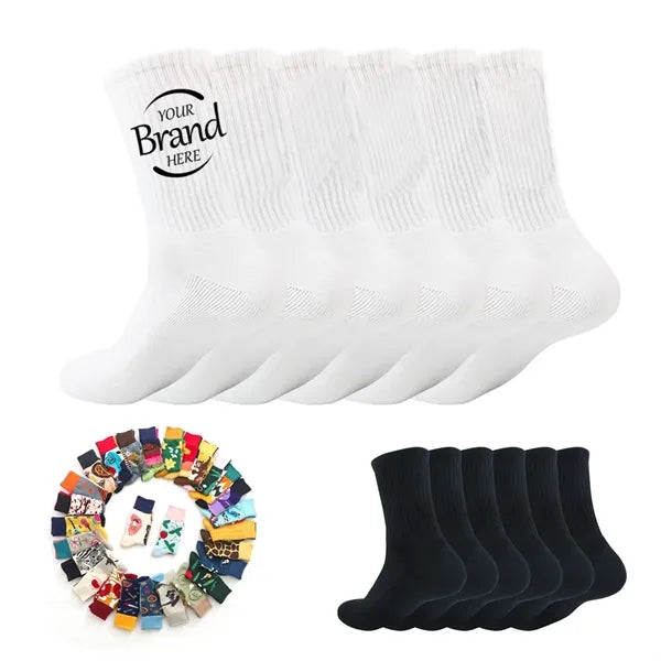 Cartoon Asymmetric Cotton Socks