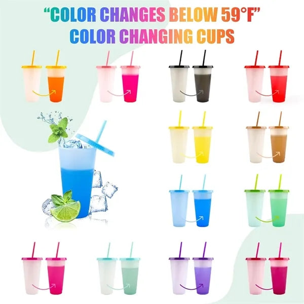 24oz Color Changing Cups