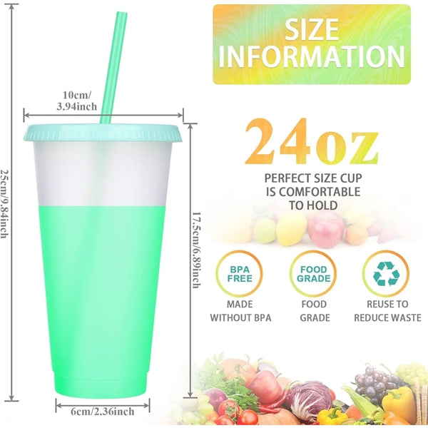 24oz Color Changing Cups