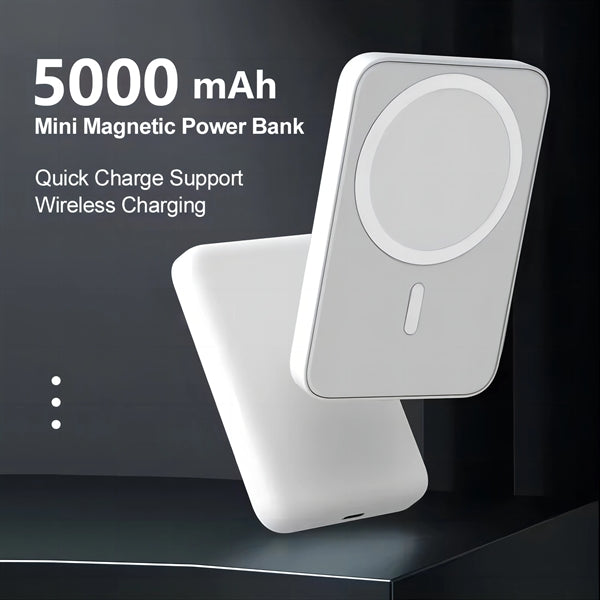 5000 mAh Magnetic Wireless Power Bank