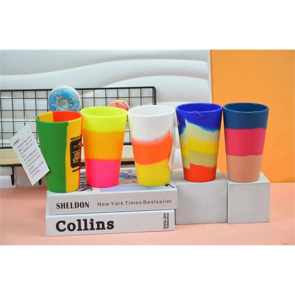 350ml Rainbow Blend Silicone Cup