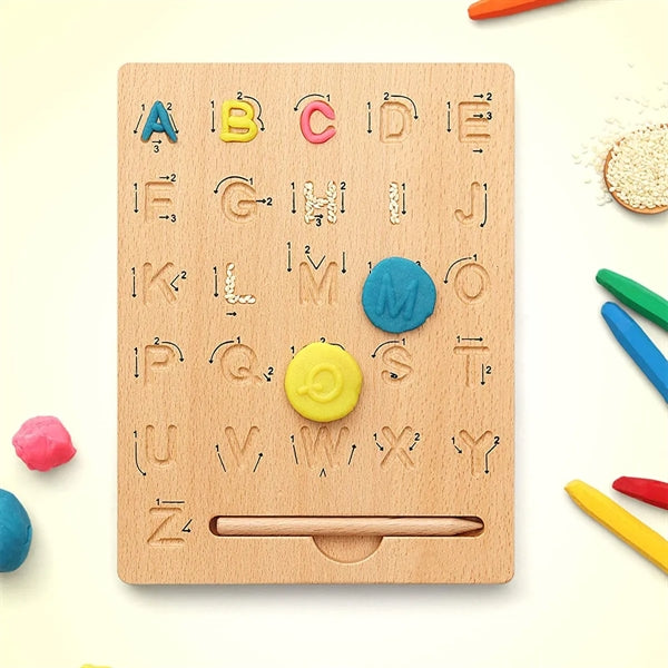 Wooden Letters Practicing Board Educational Toy