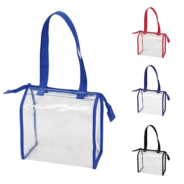 Clear Zippered Tote Bag