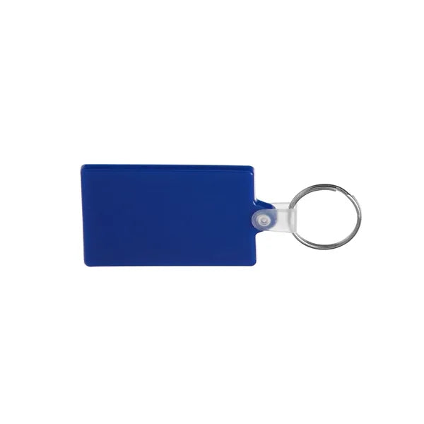 Rectangle Soft Plastic Keychain