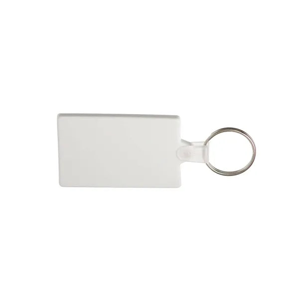 Rectangle Soft Plastic Keychain
