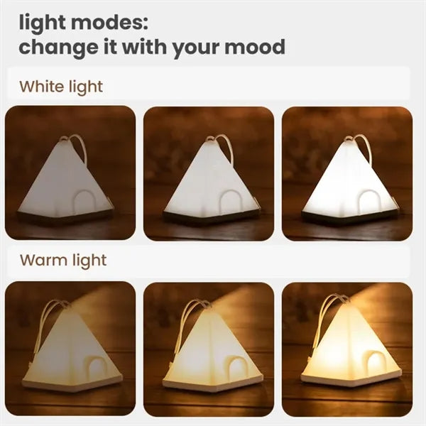 Outdoor Camping LED Tent-shaped Night Lamp