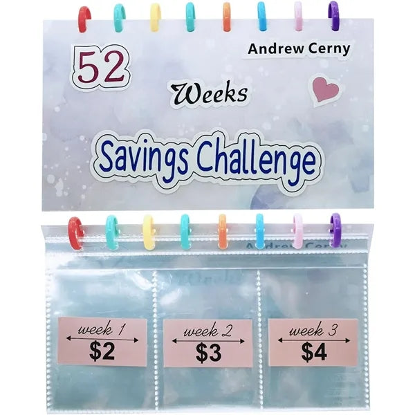 52 Week Money Saving Challenge Binder