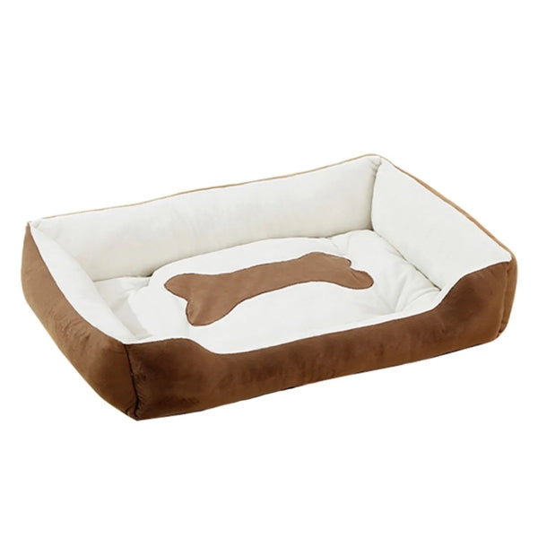 Rectangle Medium Small Dogs Machine Washable Sofa Puppy Bed