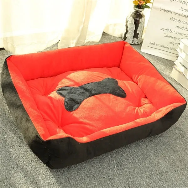 Rectangle Medium Small Dogs Machine Washable Sofa Puppy Bed