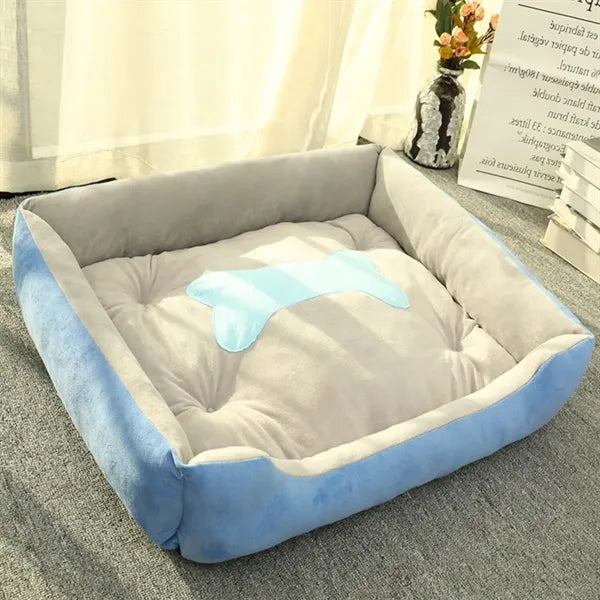 Rectangle Medium Small Dogs Machine Washable Sofa Puppy Bed