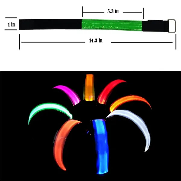 Rechargeable Wristband LED Armbands for Safety