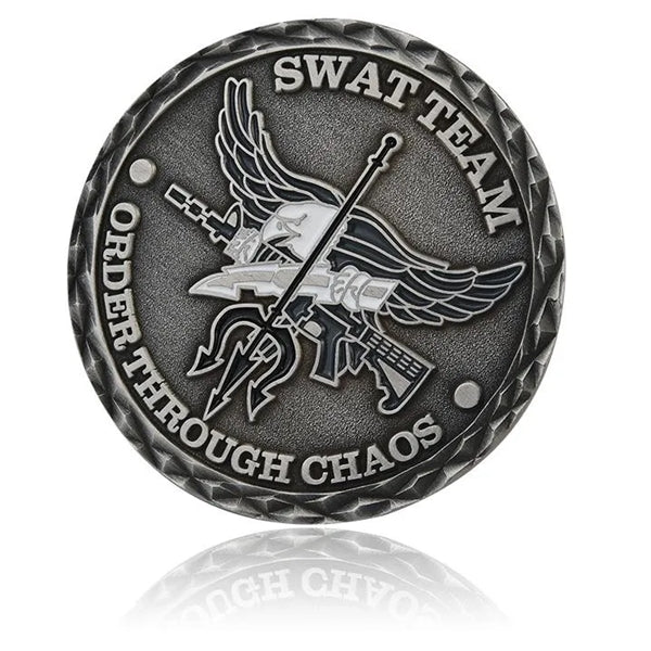 1.75" Custom Shape Die Struck Challenge Coin (No Color)