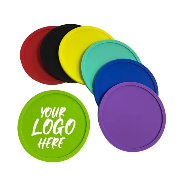 4" Diam. Silicone Coaster
