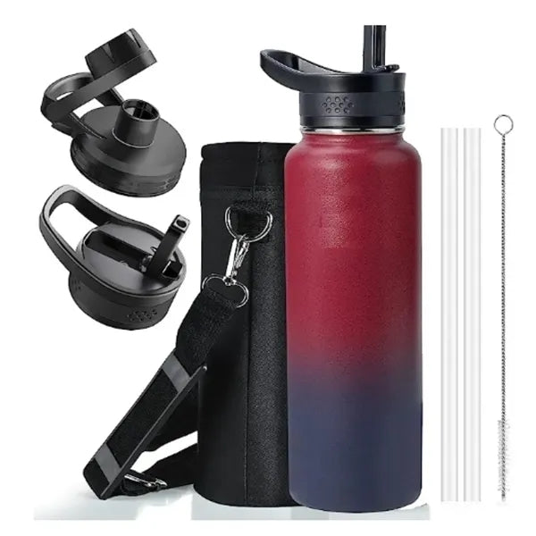 304 Stainless Steel Metal Thermos Water Bottle With Sleeve
