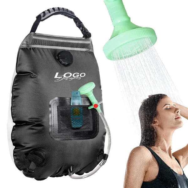 5 Gallon Solar Heated Camping Shower Bag