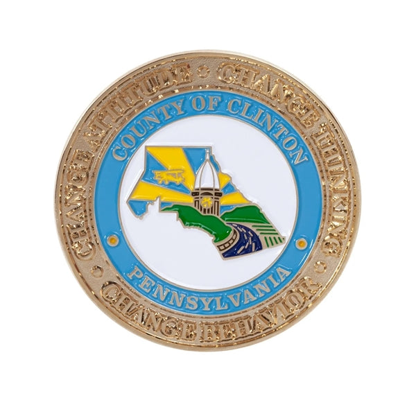 2" 4 Colors 2 Sided Zinc Challenge Coins