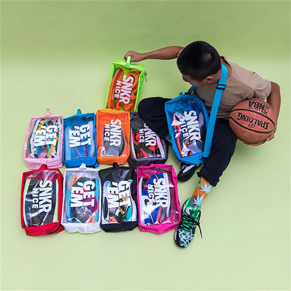 Outdoor Clear Shoe Sport Sneaker Bag For Travel