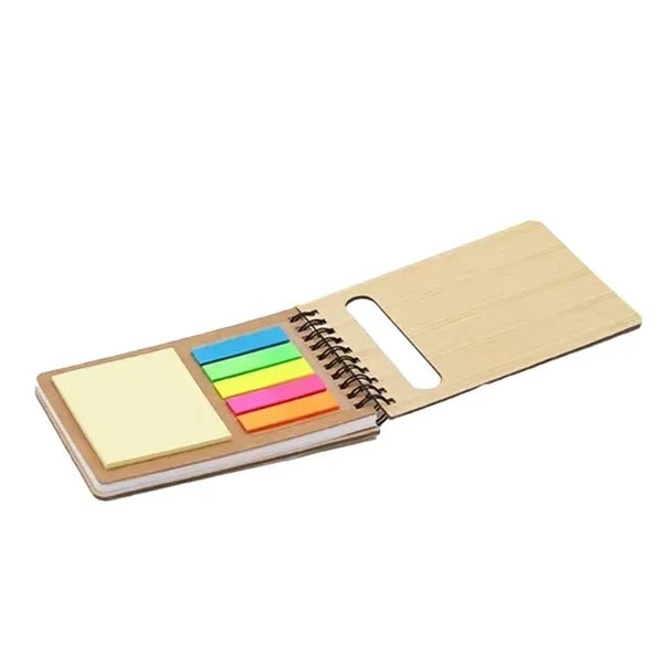 Eco-Friendly Pocket Notebook W/ Sticky Flags