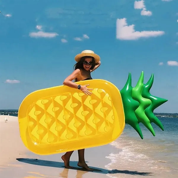 PVC Pineapple Shaped Swimming Ring for Adult