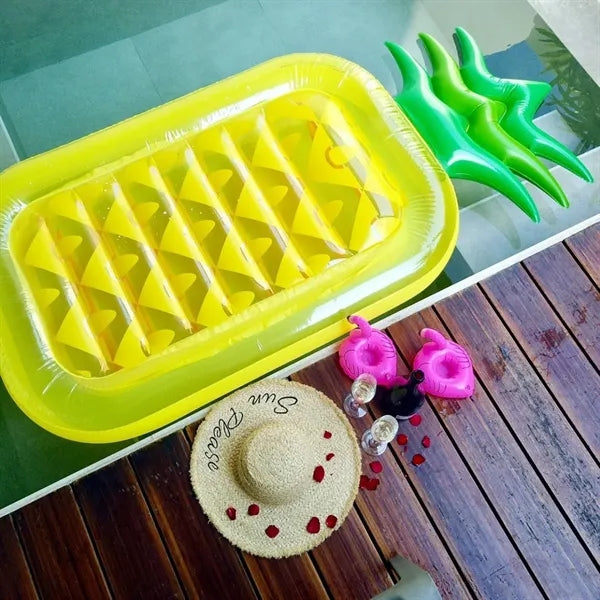 PVC Pineapple Shaped Swimming Ring for Adult