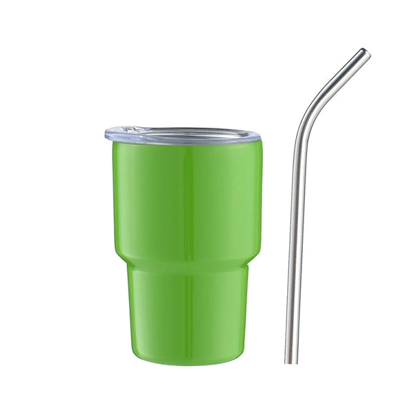 3 OZ Mini Travel Tumbler with Straw