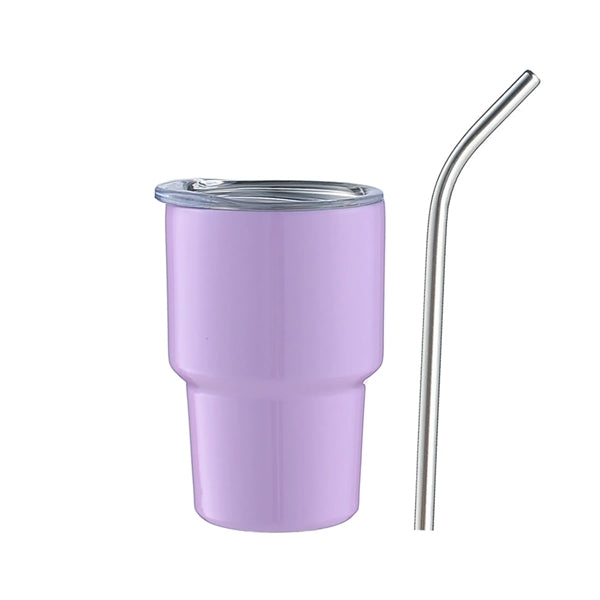 3 OZ Mini Travel Tumbler with Straw