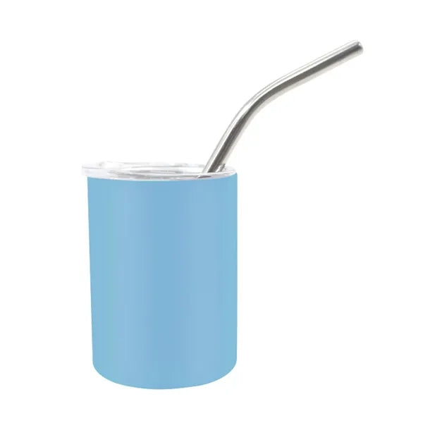 3 OZ Mini Shot Glass Tumber with Straw