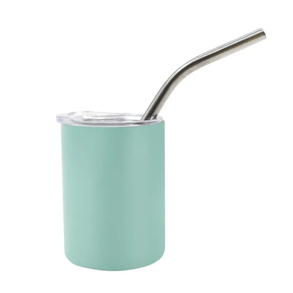 3 OZ Mini Shot Glass Tumber with Straw