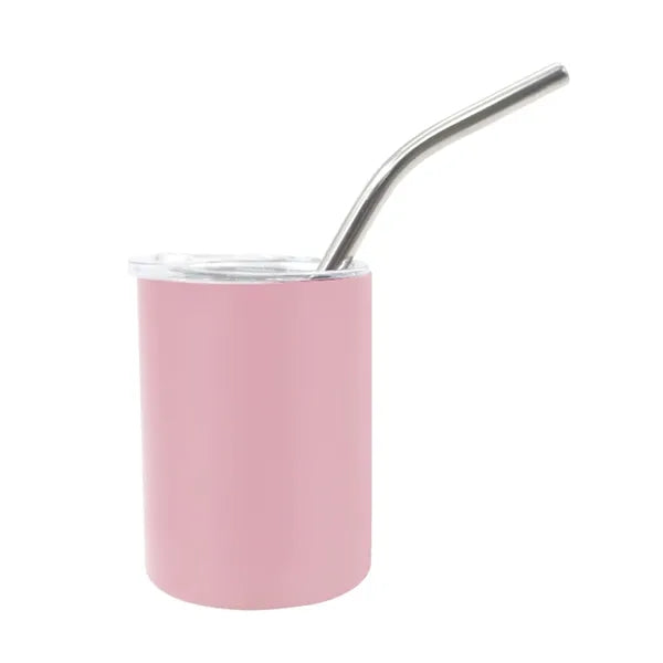 3 OZ Mini Shot Glass Tumber with Straw