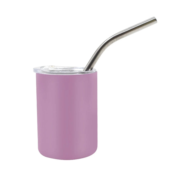 3 OZ Mini Shot Glass Tumber with Straw