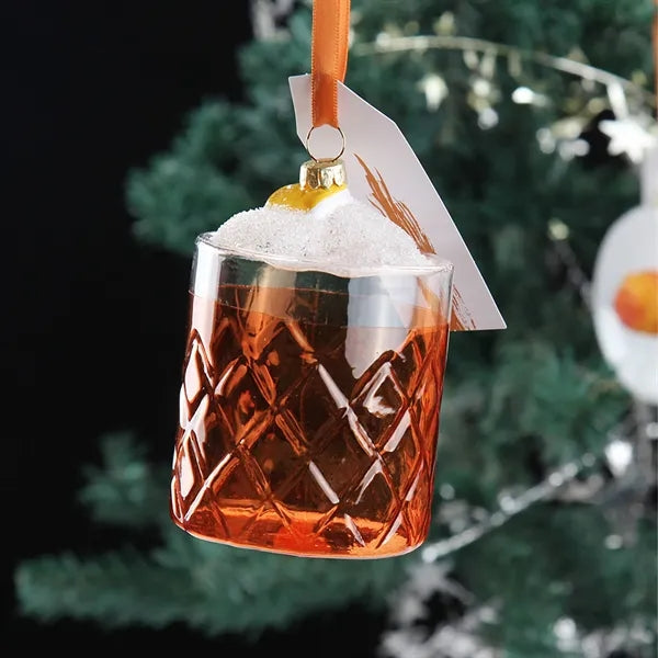 Wine Bottle Flat Christmas Ornaments