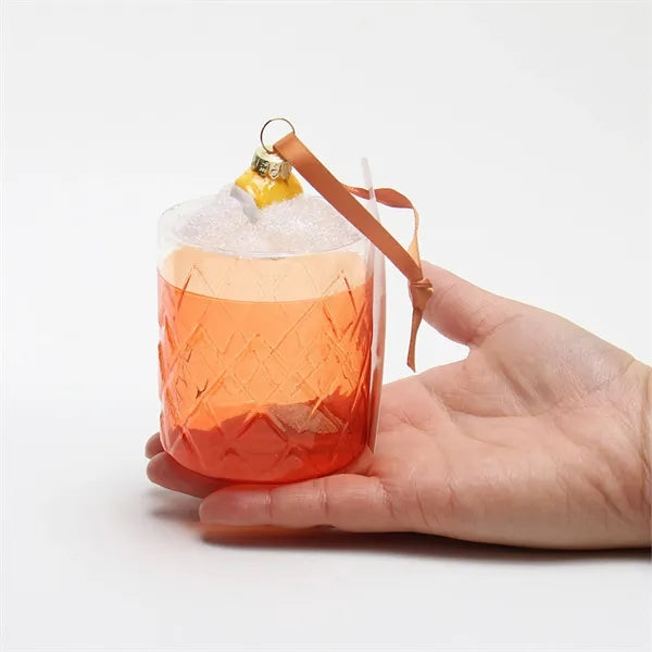 Wine Bottle Flat Christmas Ornaments