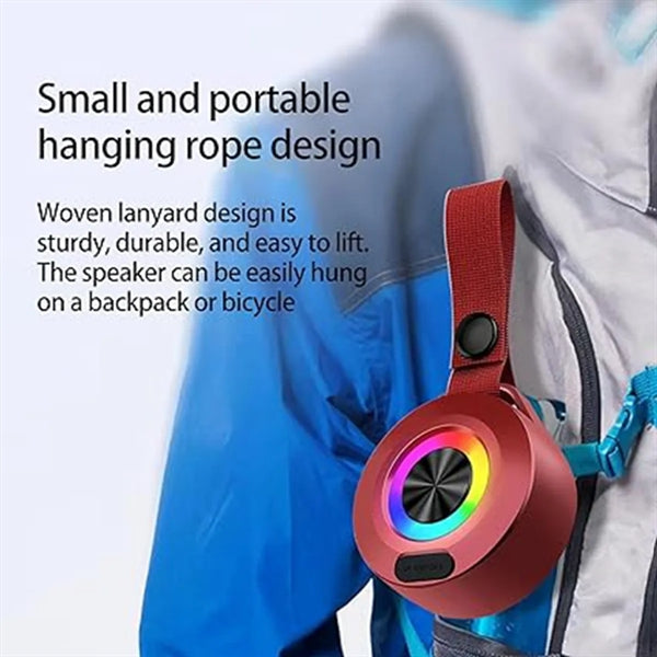 Waterproof Mini Bluetooth Shower Speaker with Lanyard