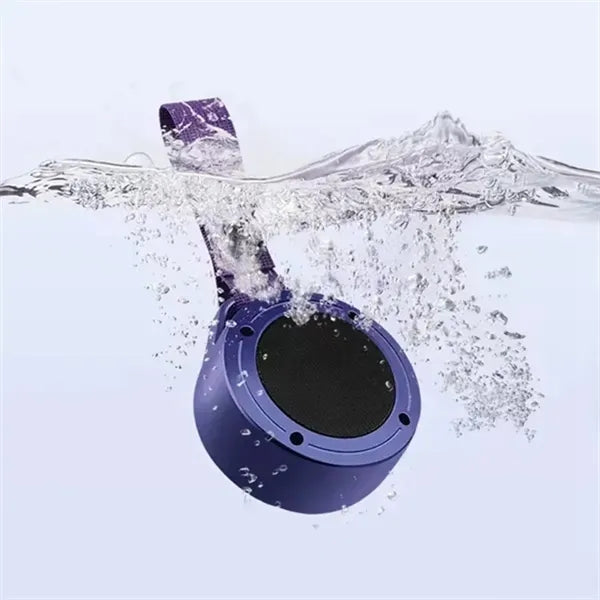 Waterproof Mini Bluetooth Shower Speaker with Lanyard
