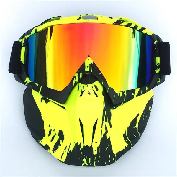 Anti-UV Detachable Motorcycle Riding Mask