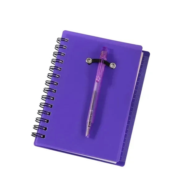 Portable Spiral Bound Notebook & Pen