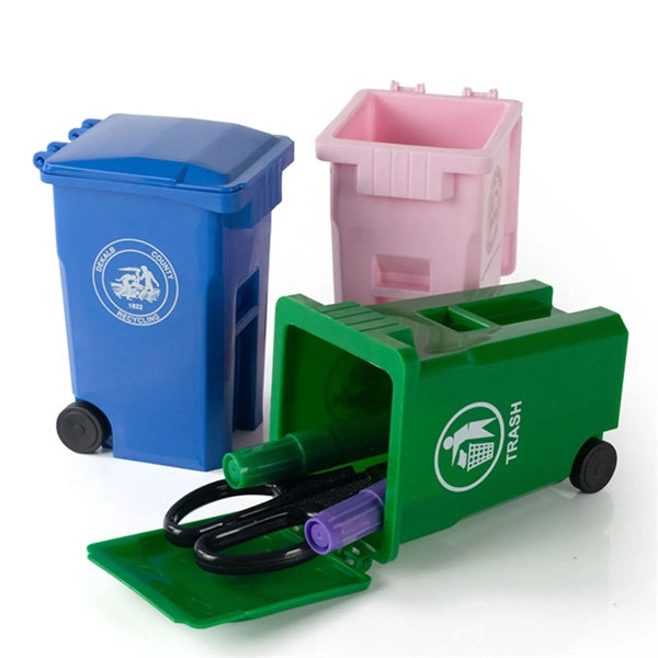 Plastic Mini Trash Can Type PP Pen Holder