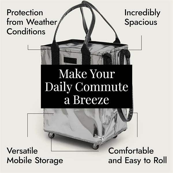 Shopping Tote Rolling Bag Grocery Trolley Customize